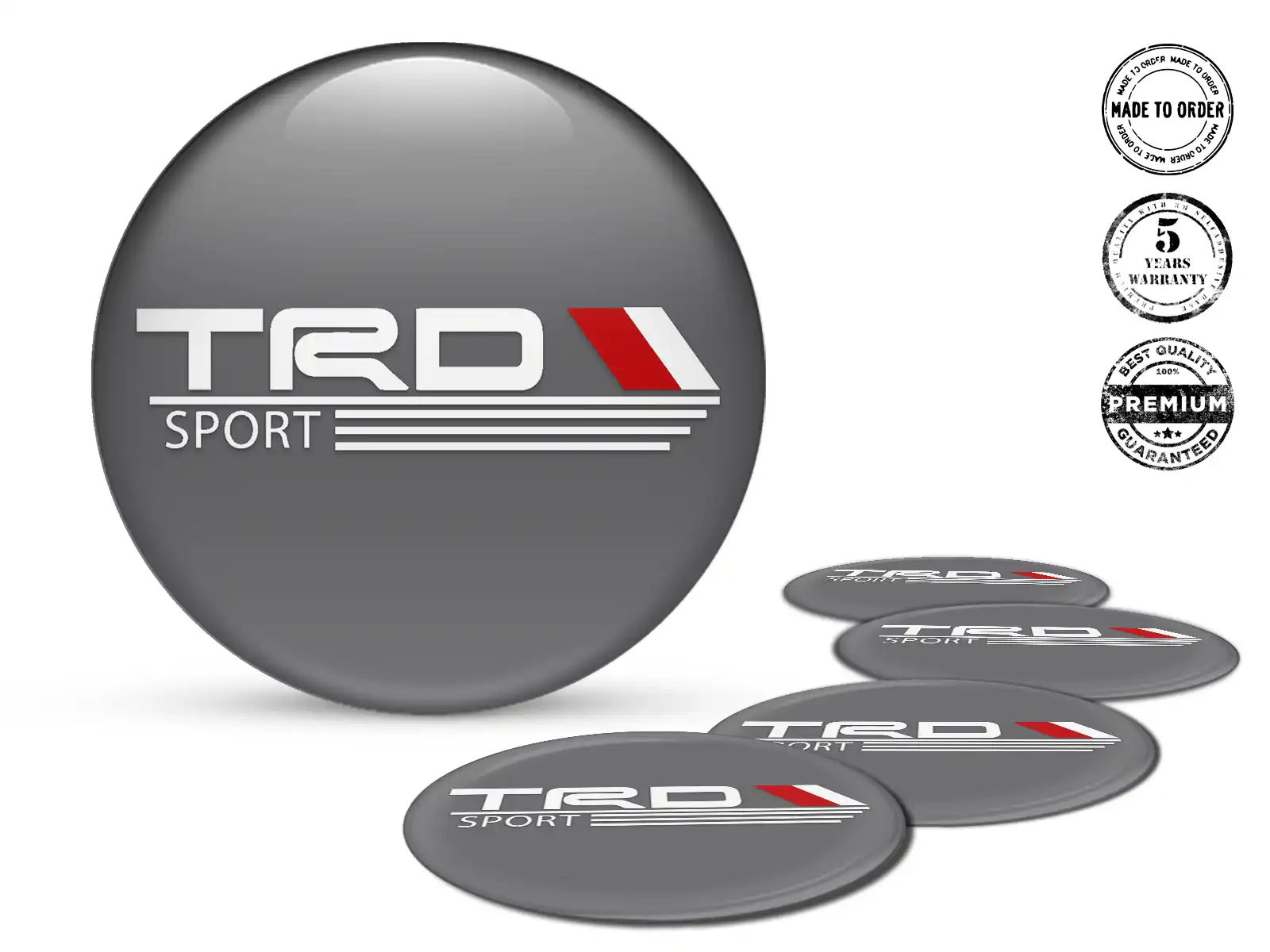 Toyota TRD Pegatinas Bombadas Premium Vector Deriva Cósmico